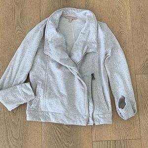 Banana Republic grey zip up